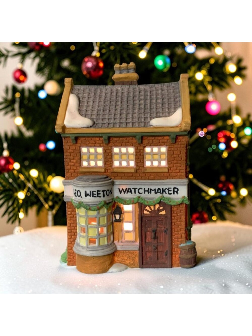 Dept 56 Geo Weeton Watchmaker Dickens Village Christmas Building From 1988